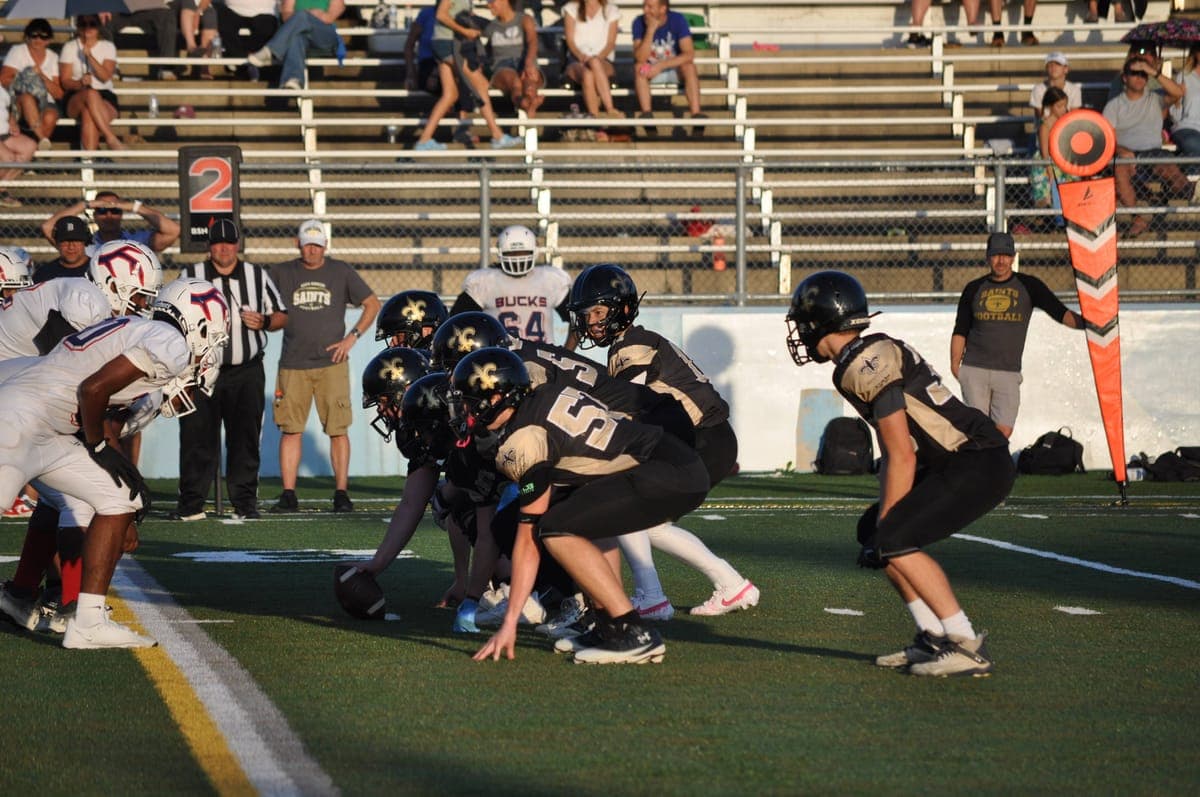 Saints 2025 game action shot