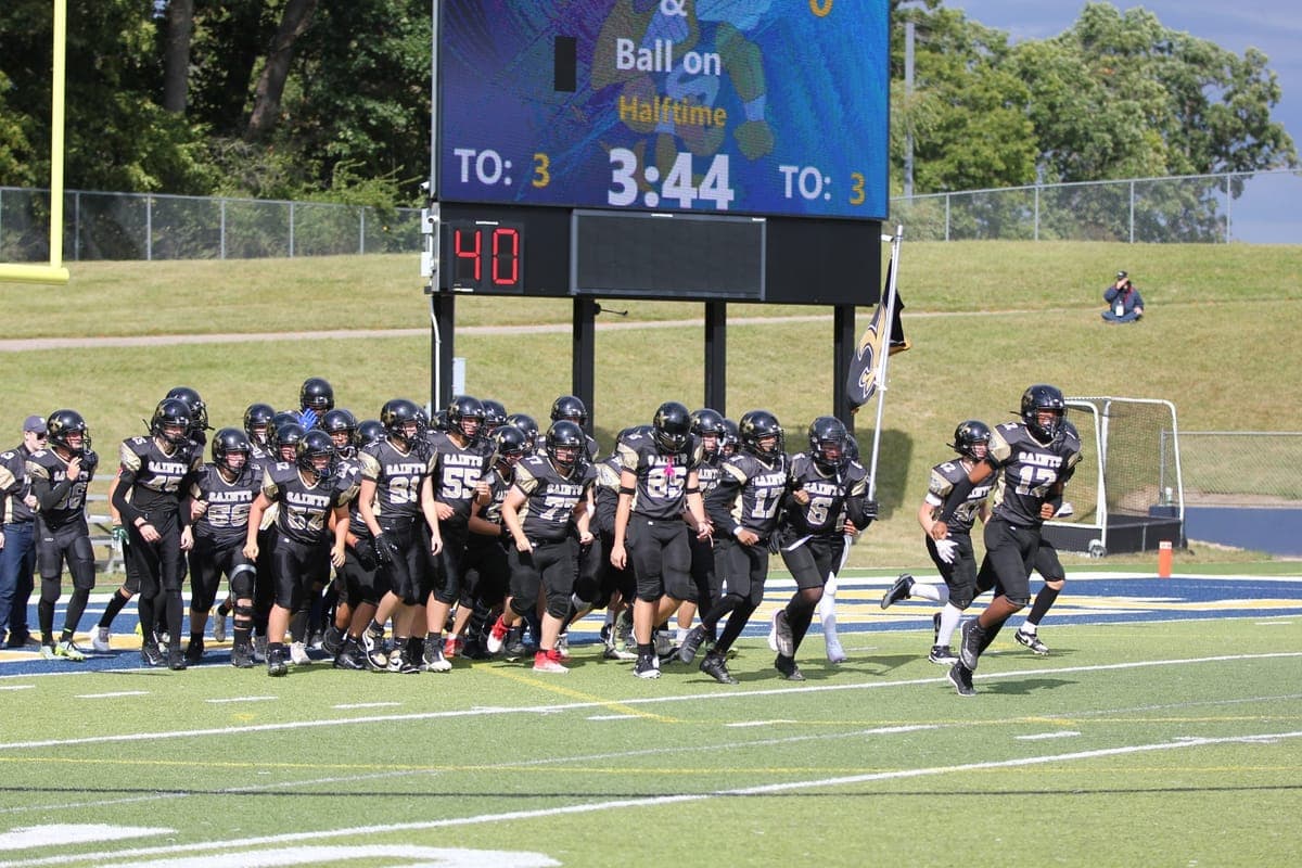 Saints 2025 game action shot