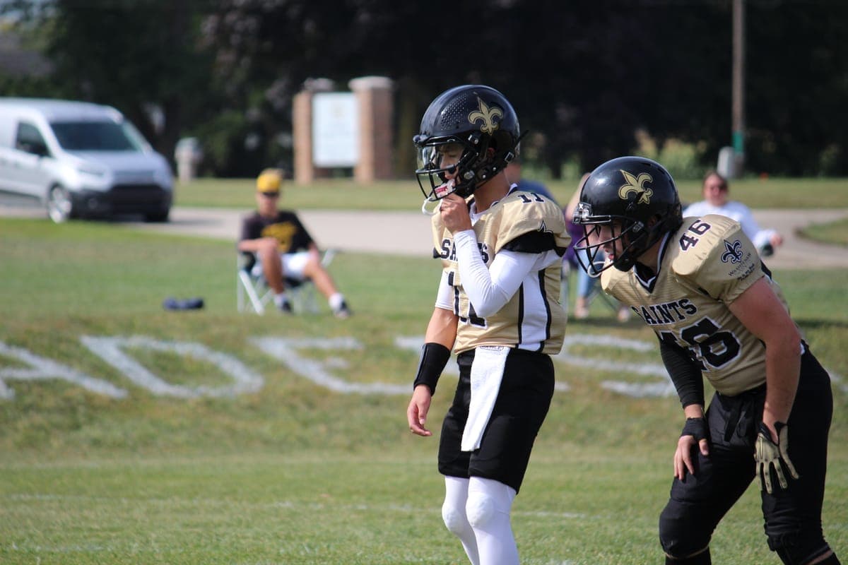 Saints 2025 game action shot