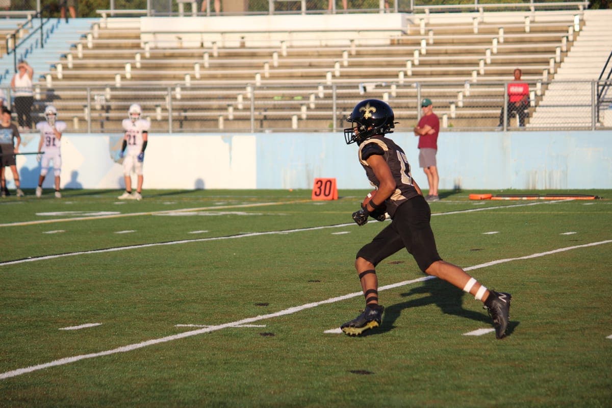 Saints 2025 game action shot