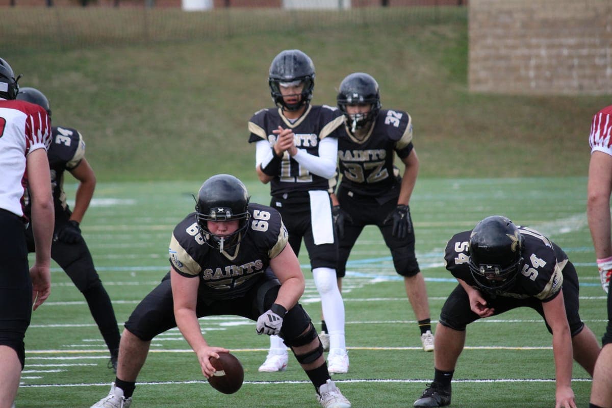 Saints 2025 game action shot