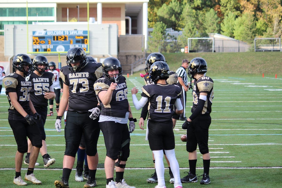 Saints 2025 game action shot