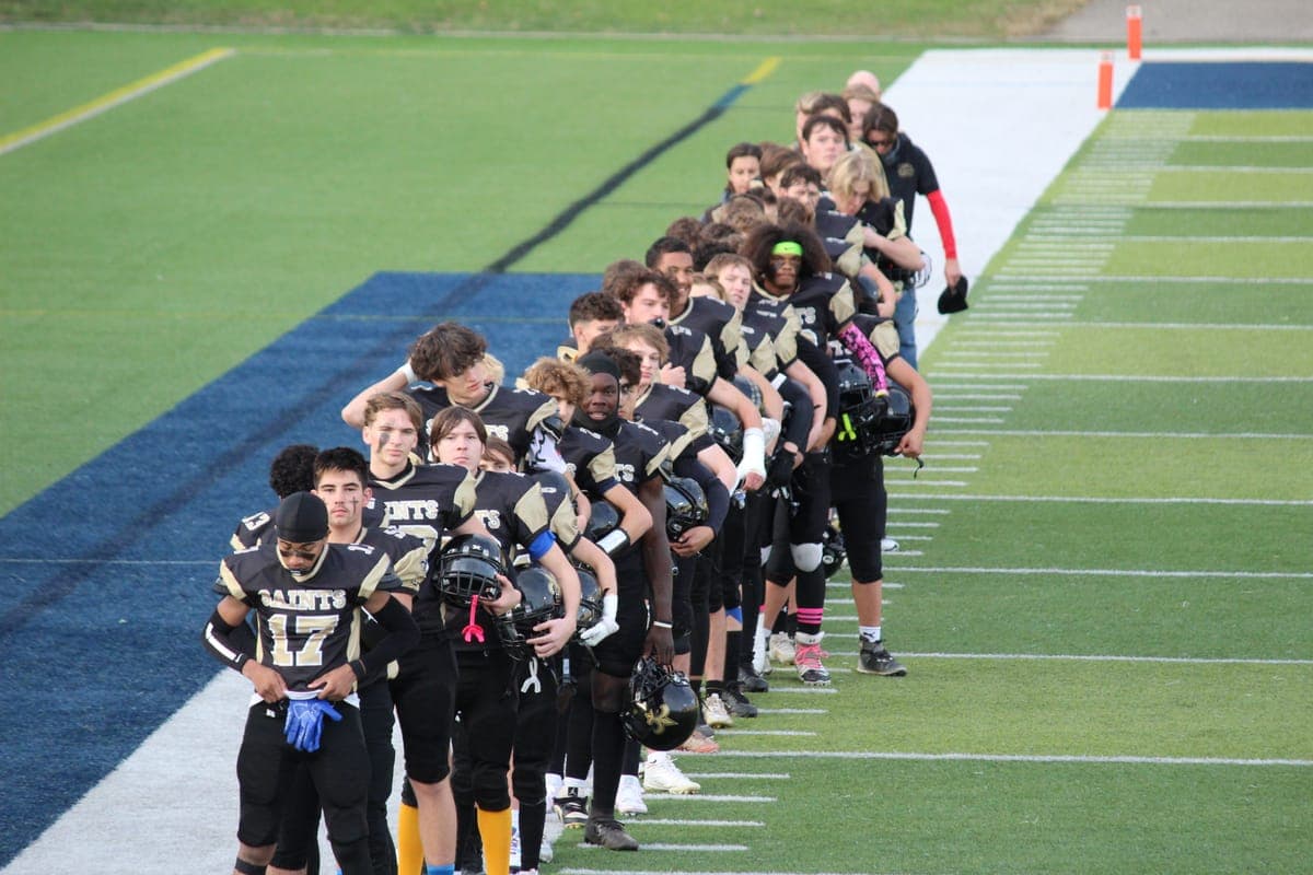 Saints 2025 game action shot