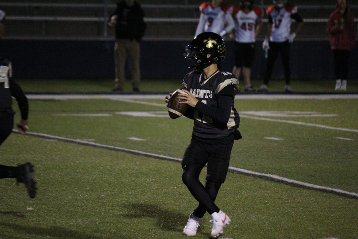 Saints 2025 game action shot