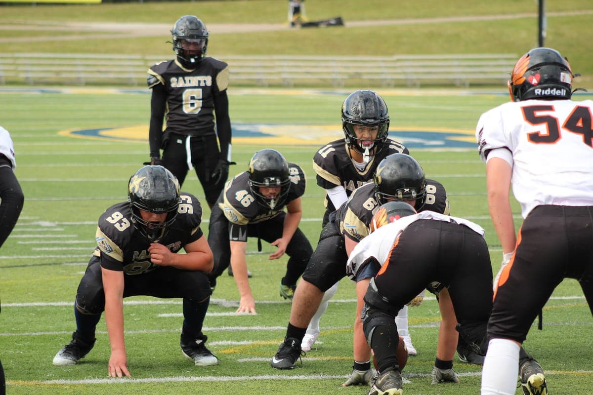 Saints 2025 game action shot