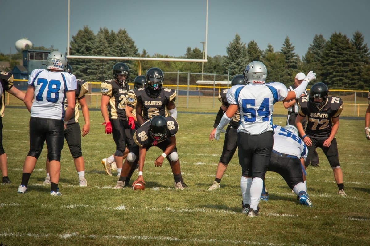 Saints Week 1 action shot