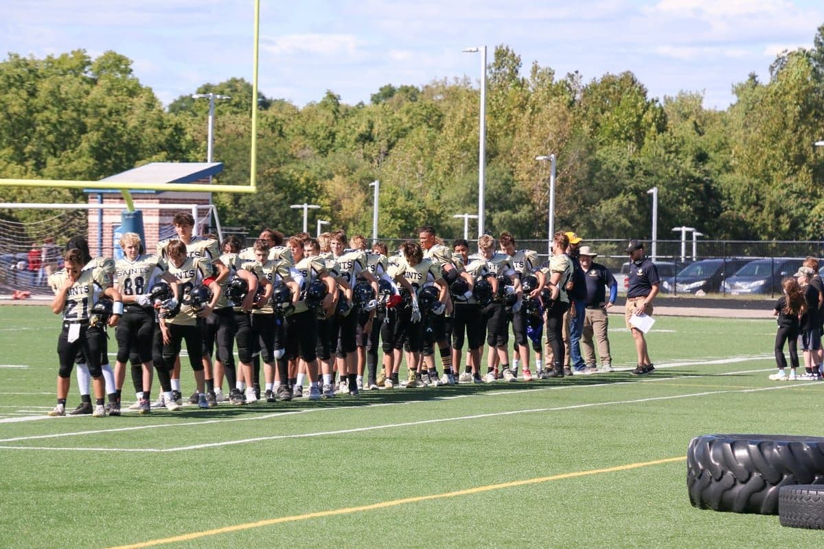 Saints Week 2 action shot