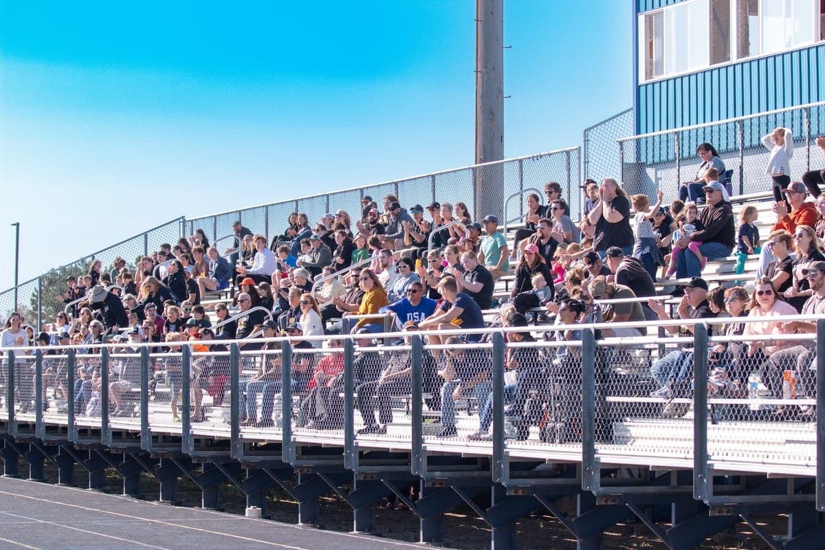 Saints fans at Week 6 game